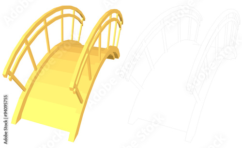 small golden bridge