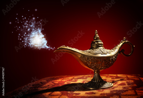 Magic Aladdins Genie lamp