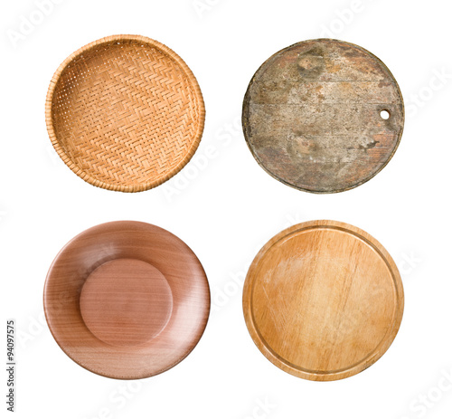 wooden plate