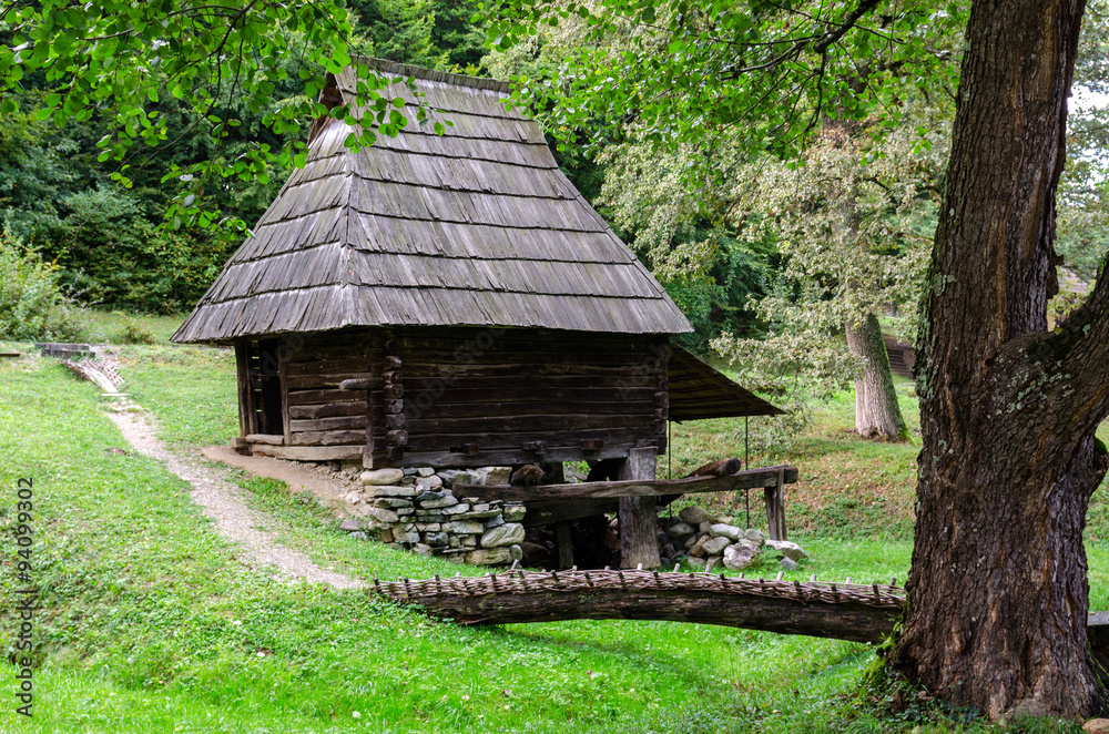 Old wooden house from Transylvania, Romania Old wooden house from Transylvania, Romania