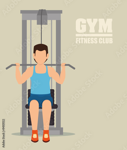 Gym and fitness lifestyle design