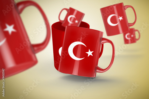 Türkiye Bayrak ve Bardak Kupa photo