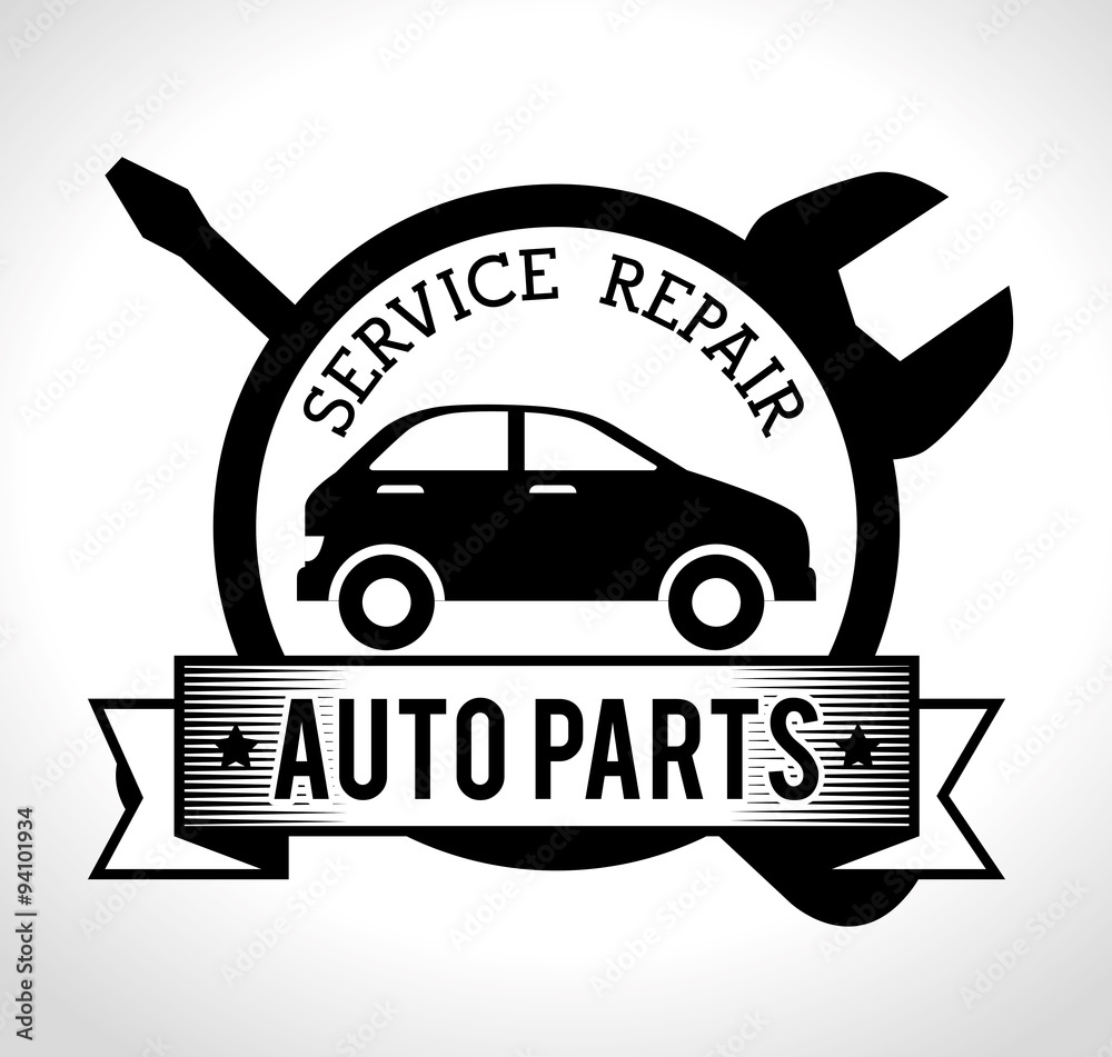 Fototapeta Vehicle service repair