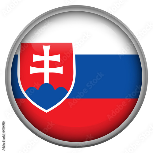 Badge with flag of Slovakia