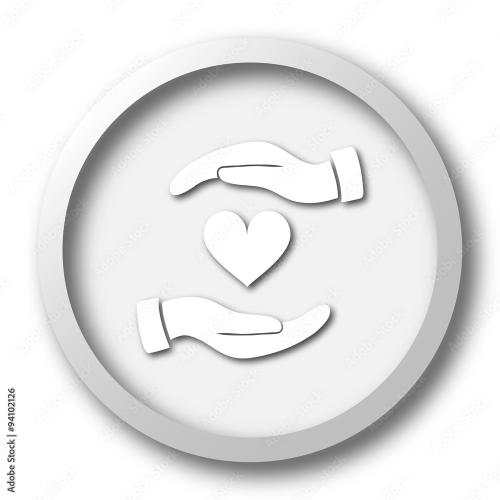 Hands holding heart icon Hands holding heart icon