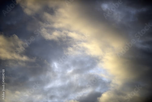 Heaven on Earth Cloudy Sky with Motion Blur