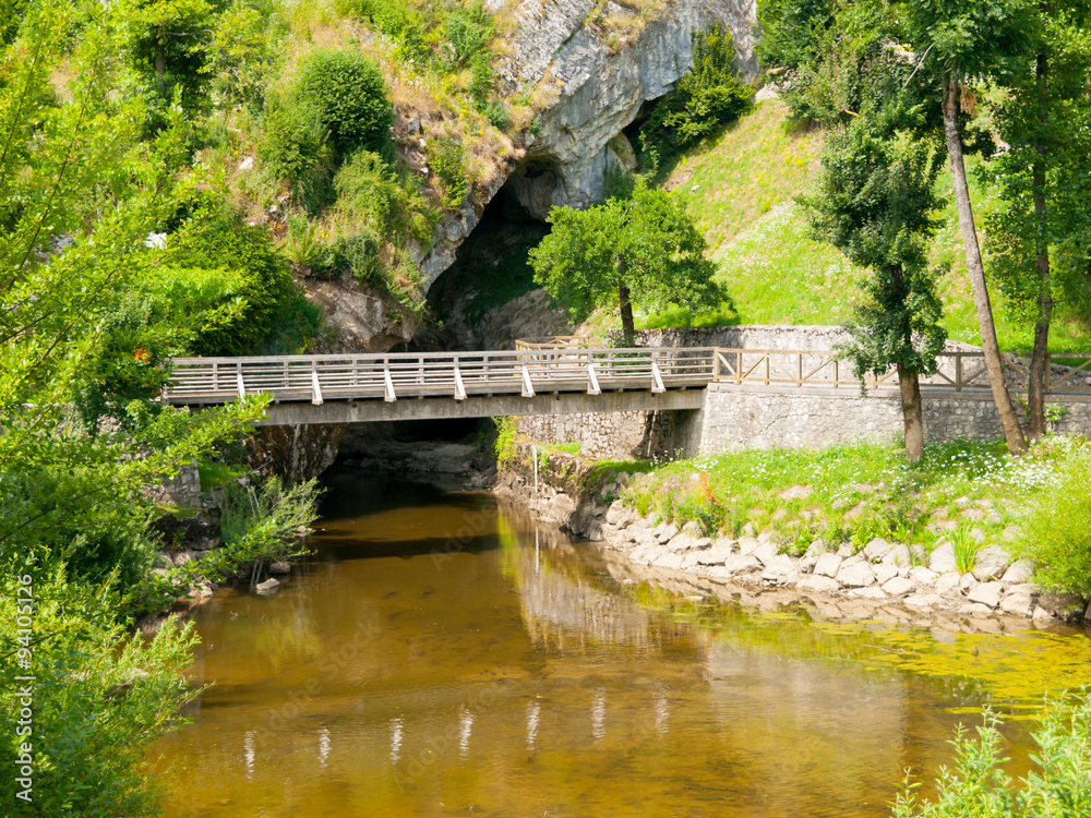 Fototapeta premium Pivka River swallow hole