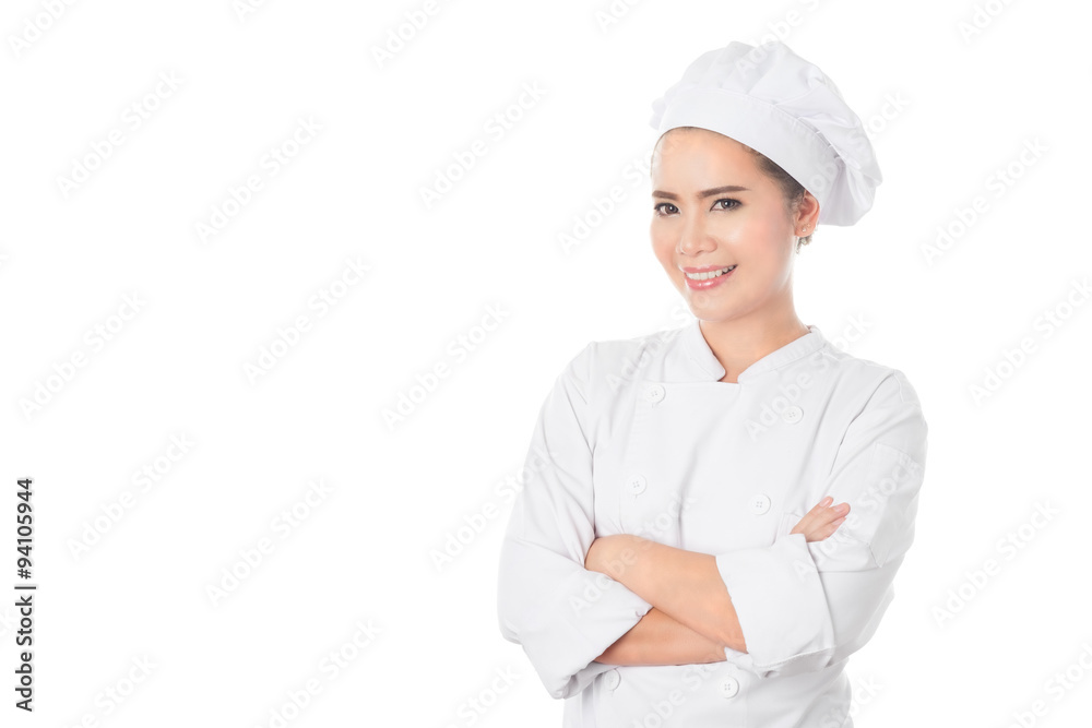 Woman Chef - In Studio Shot Woman Chef - In Studio Shot