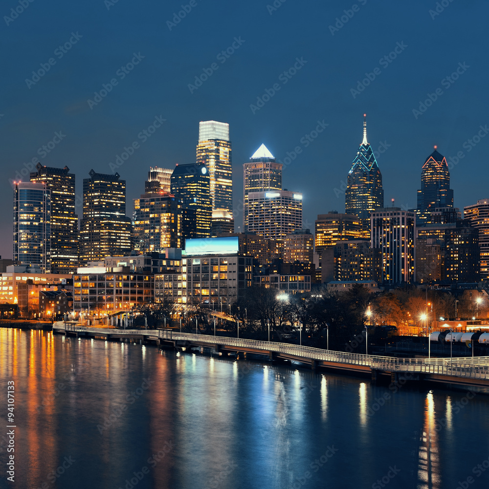Obraz premium Philadelphia Skyline