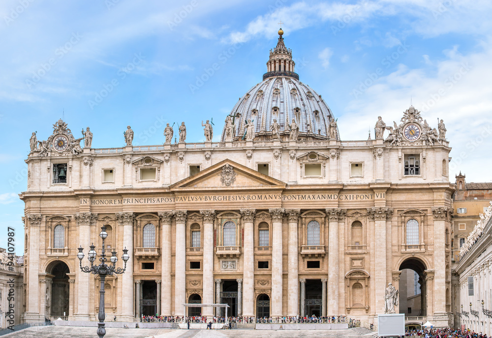 Saint Peter's Basilica at St. Peter's Square in Vatican, Rome, I