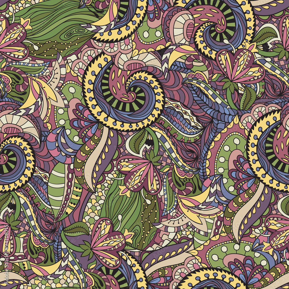 Vector floral background with hand made pattern. Vector floral background with hand made pattern.