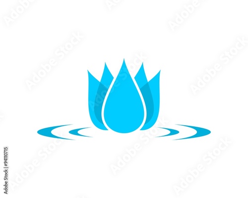Water ripple flower
