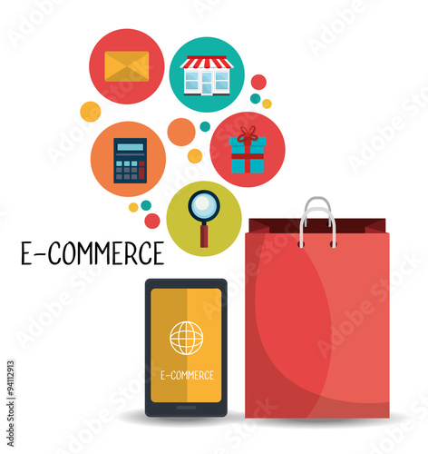 ecommerce,shopping and marketing design. photo