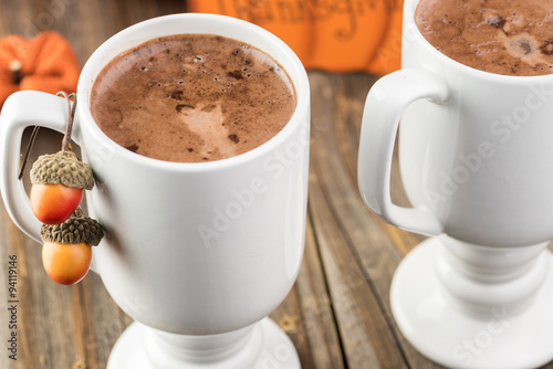 Hot chocolate.
