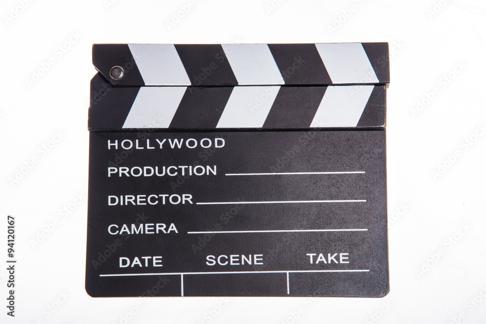 Obraz premium movie clapper
