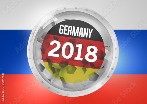Germany Football Icon Badge...