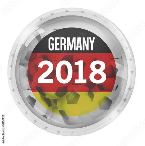 Germany Football Icon Badge...
