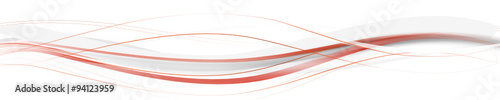 Welle Rot Weiß Banner Band Business 