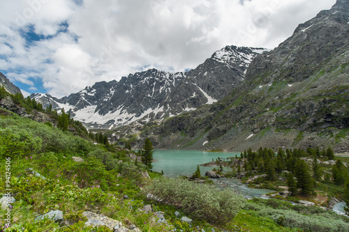 Mountain Altai. Lake Kuyguk