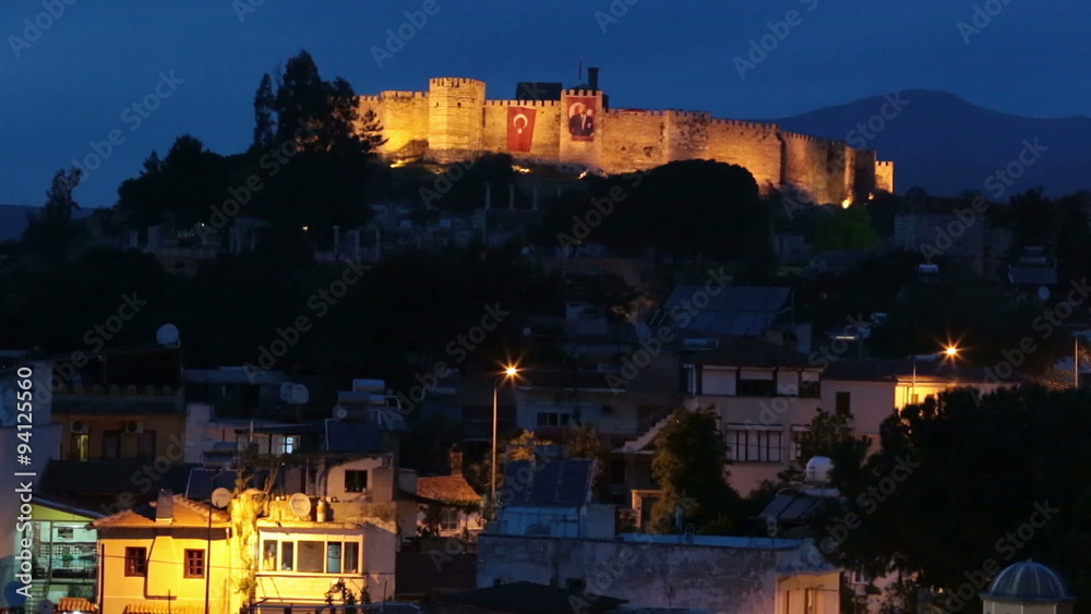 Grand fortress of Selcuk on Ayasoluk Hill, Izmir Province Grand fortress of Selcuk on Ayasoluk Hill, Izmir Province