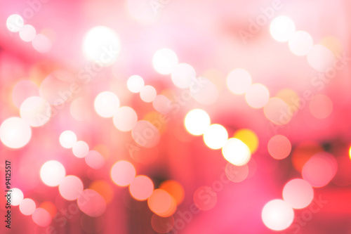 Blurred color of LED lamp.