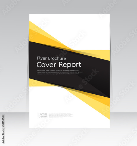 Vector design for Cover Report Brochure Flyer Poster in A4 size
