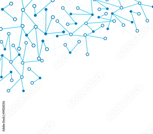 Vector design technology, Network,medical, business background.