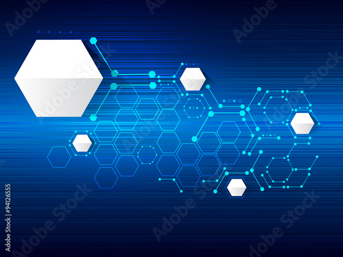 Vector design technology, Network,medical, business background.