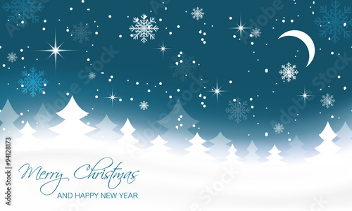 Christmas landscape