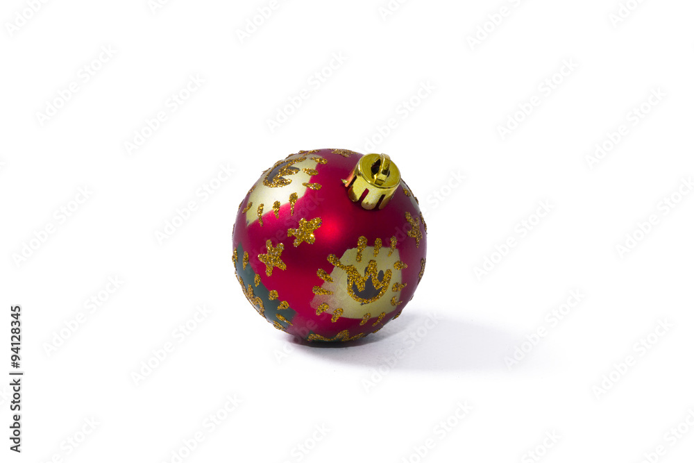 isolated christmas ball