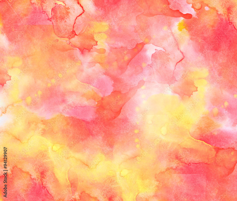 Abstract watercolor background texture in different colors