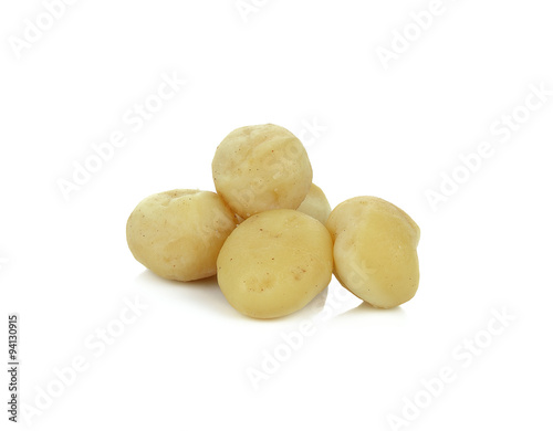 Macadamia Nut isolated on white background