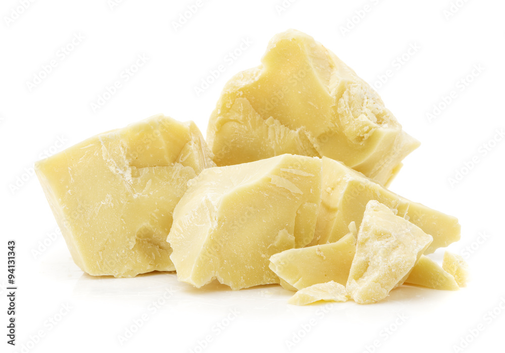 pieces of cocoa butter
