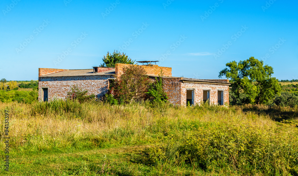 Abandoned rural House of Culture in Kursk region - Russia