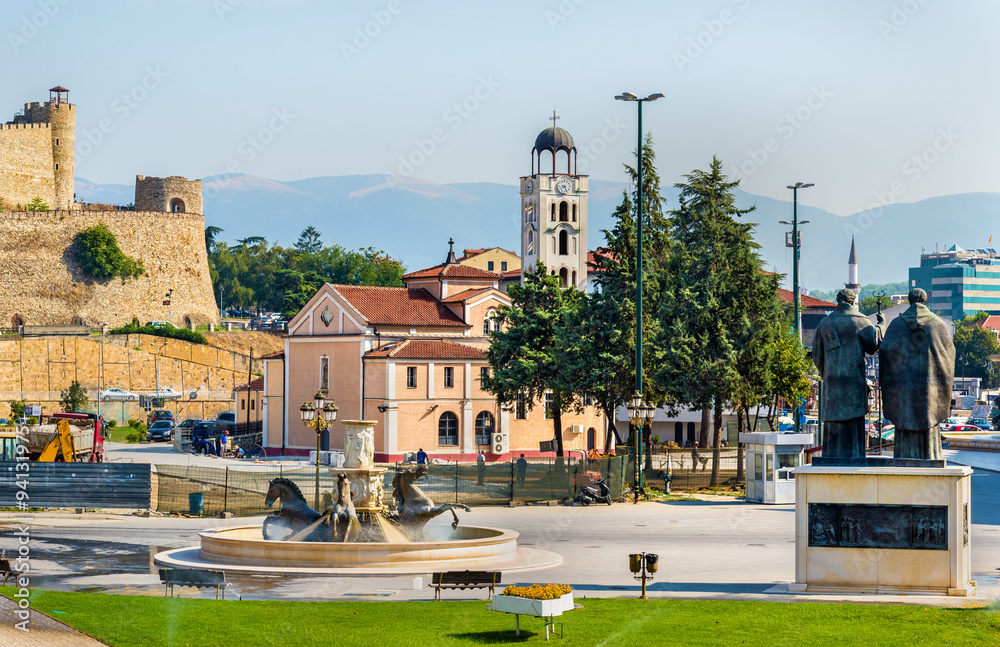 View of the Church St. Demetrius in Skopje - Macedonia