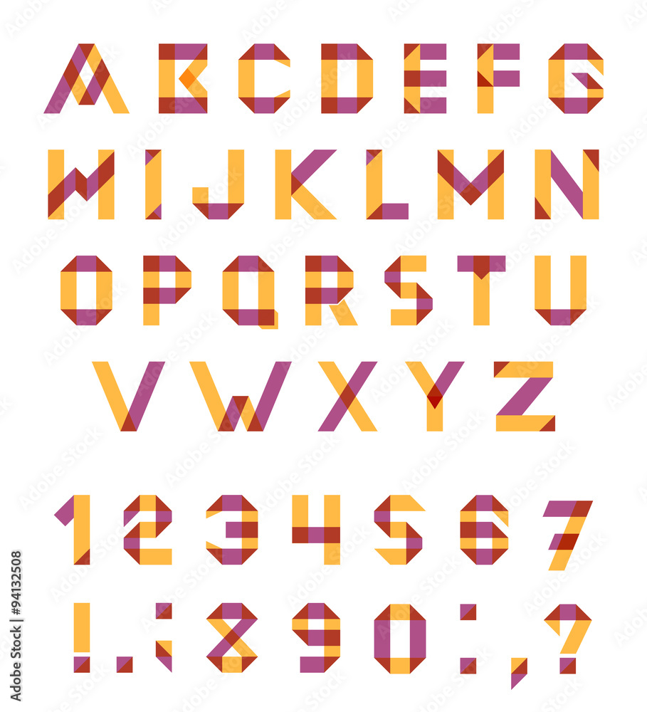 Vector Alphabet Set Vector Alphabet Set