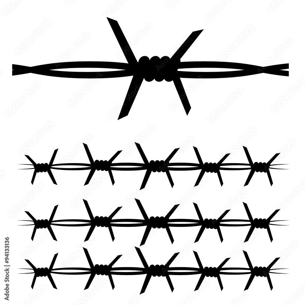 barbed wire barbed wire