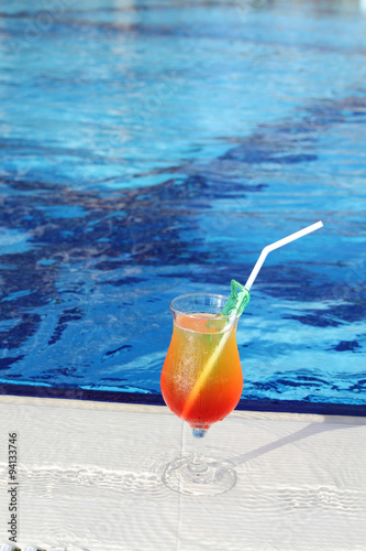 Cocktail Drinks Poolside