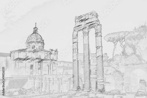 Ruins of the Roman Forum