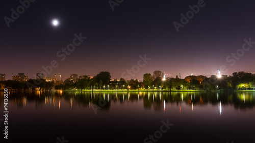 Bucharest park at night  © constantincornel