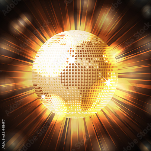 Sparkling World globe light explosion