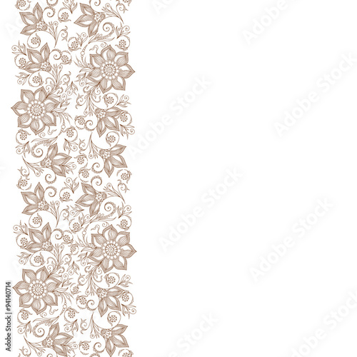 Vector Lace pattern for invitation or greeting card