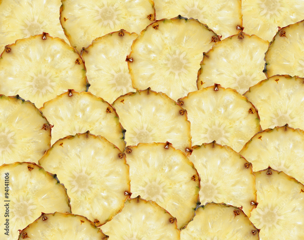 sweet slices of pineapple fruit such as food background sweet slices of pineapple fruit such as food background