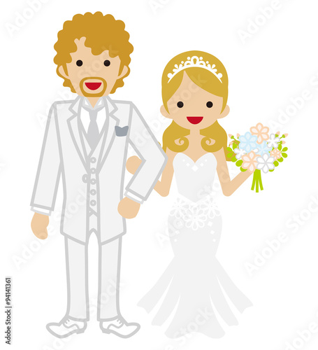 Wedding -Heterosexual Couple -Blond hair