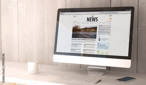 Fotografie desktop computer  news