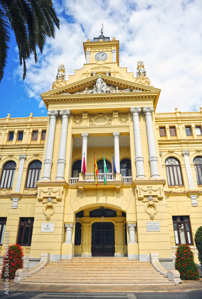 Ayuntamiento de Málaga, Costa del Sol, España