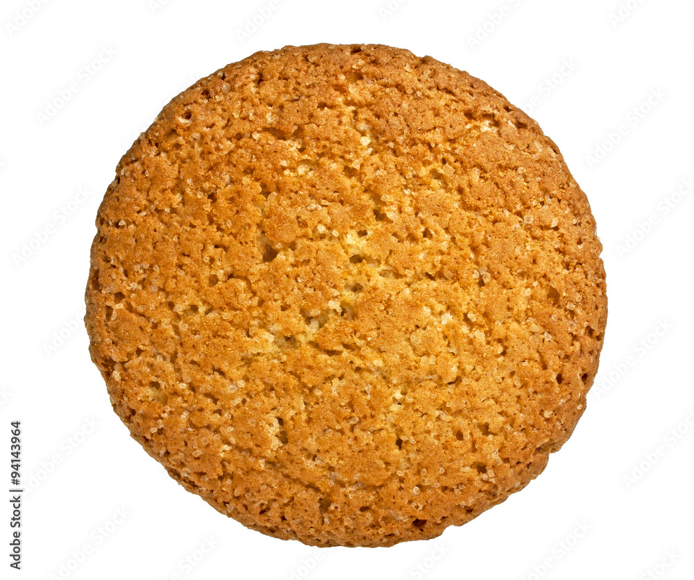 Cookies on a white background Cookies on a white background