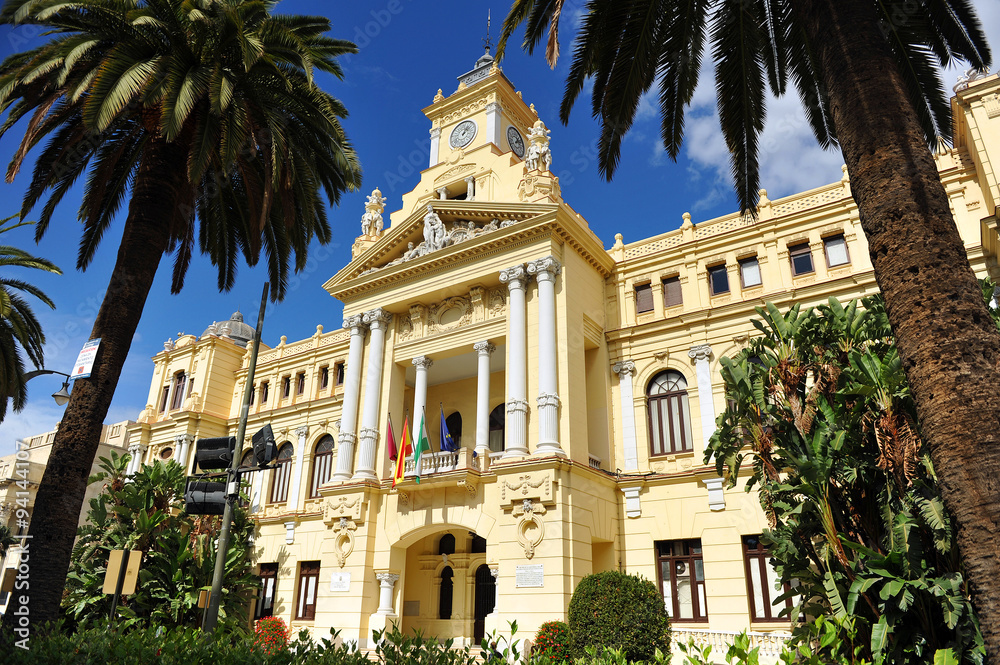 Ayuntamiento de Málaga, Costa del Sol, España