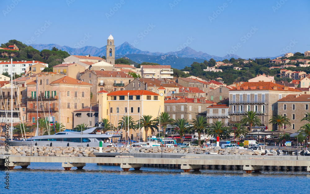 Port of Propriano, South of Corsica, France