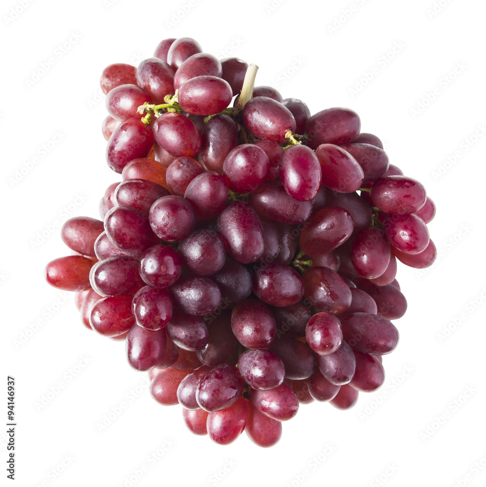 Grapes on white background with clipping path Grapes on white background with clipping path